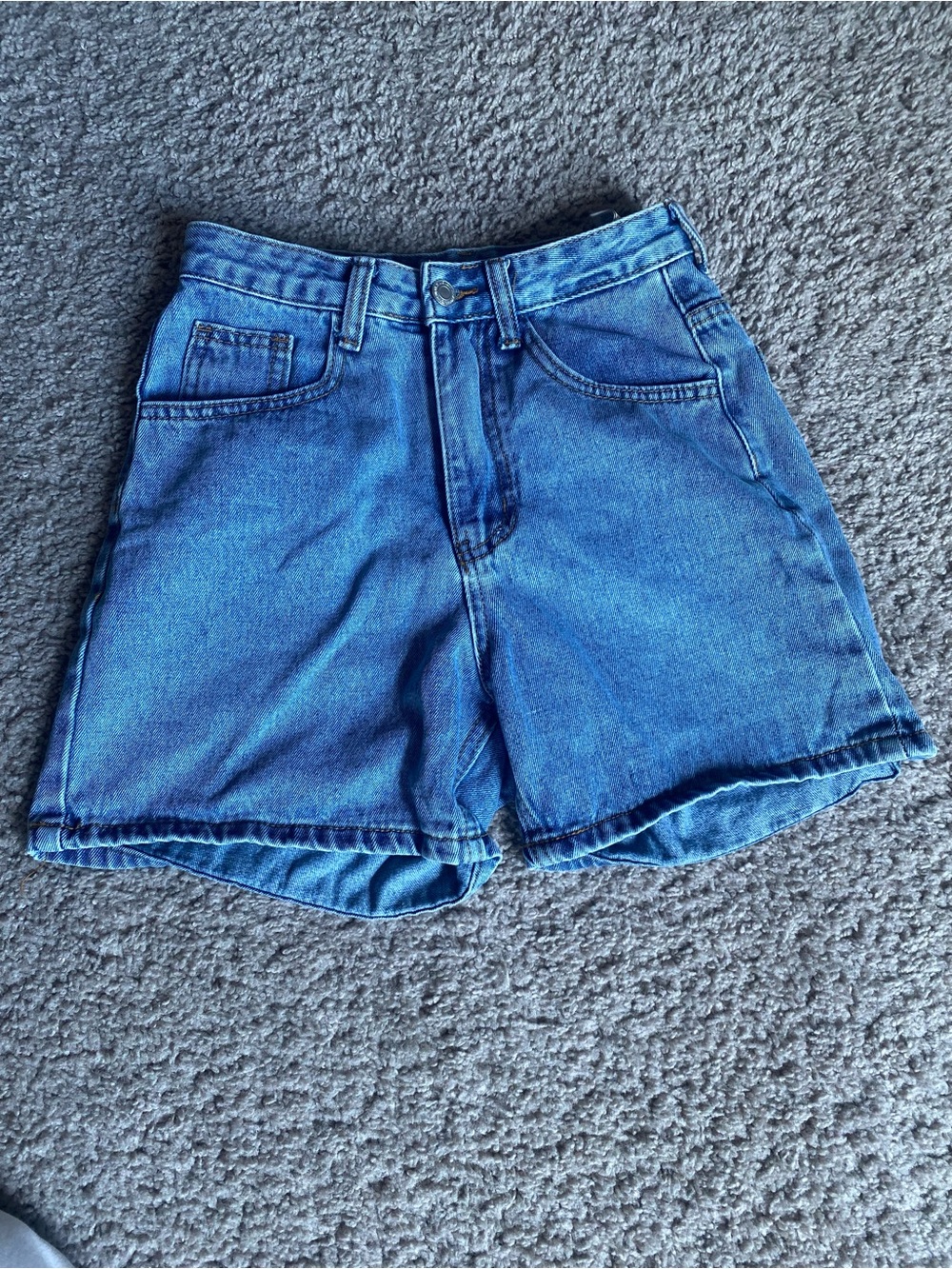 SHEIN womens Light Blue Denim Jean Shorts